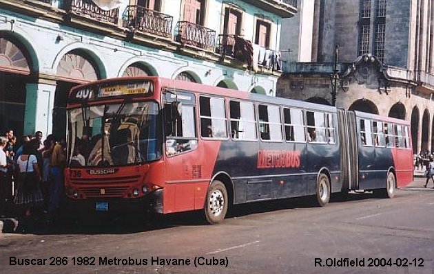 BUS/AUTOBUS: Buscar 286 1990 Havane