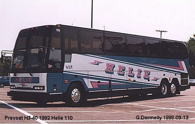 BUS/AUTOBUS: Prevost H3-40 1992 Helie
