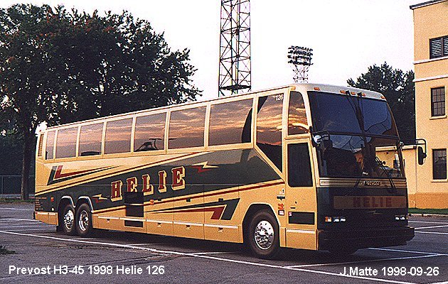 BUS/AUTOBUS: Prevost H3-45 1998 Helie