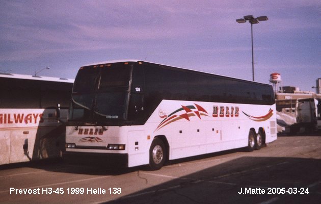 BUS/AUTOBUS: Prevost H3-45 1999 Helie