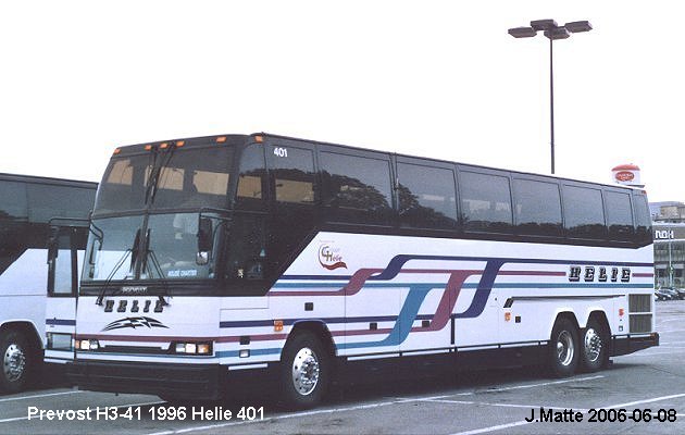 BUS/AUTOBUS: Prevost H3-41 1996 Helie