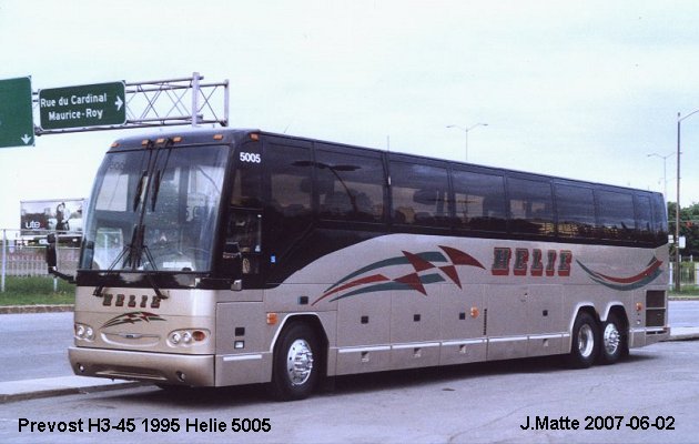 BUS/AUTOBUS: Prevost H3-45 1995 Helie