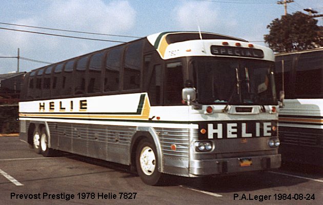 BUS/AUTOBUS: Prevost Prestige 1978 Helie