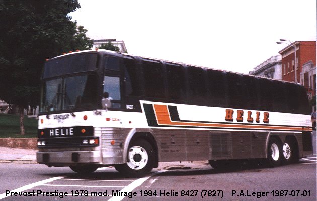 BUS/AUTOBUS: Prevost Prestige 1978 Helie