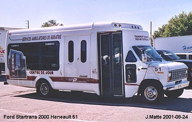 BUS/AUTOBUS: Ford Startran 2000 Heneault