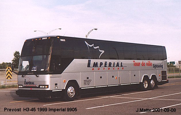 BUS/AUTOBUS: Prevost H3-45 1999 Imperial