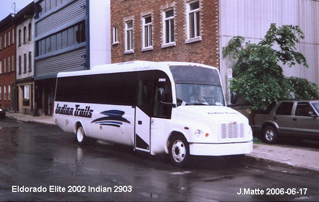 BUS/AUTOBUS: Eldorado Elite 2002 Indian Trails