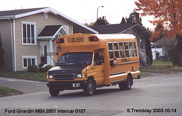 BUS/AUTOBUS: Girardin MB II 2001 Intercar