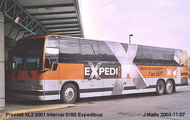 BUS/AUTOBUS: Prevost XL-2 2001 Intercar