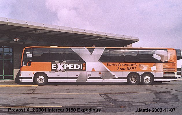 BUS/AUTOBUS: Prevost XL-2 2001 Intercar