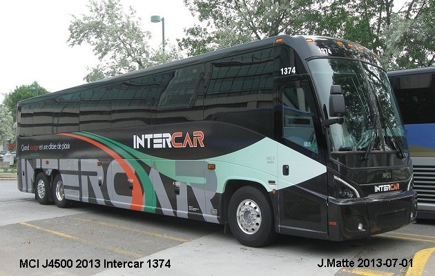 BUS/AUTOBUS: MCI J4500 2013 Intercar