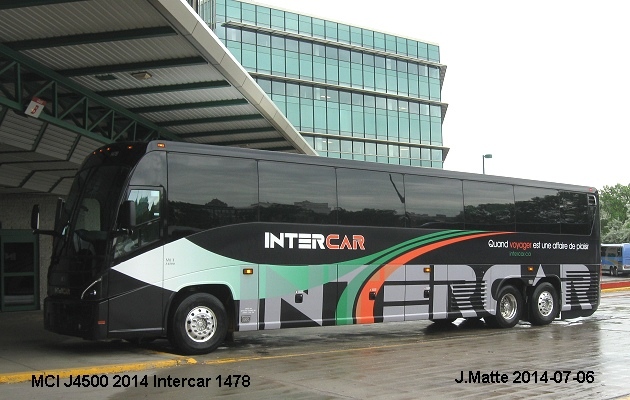 BUS/AUTOBUS: MCI J4500 2014 Intercar