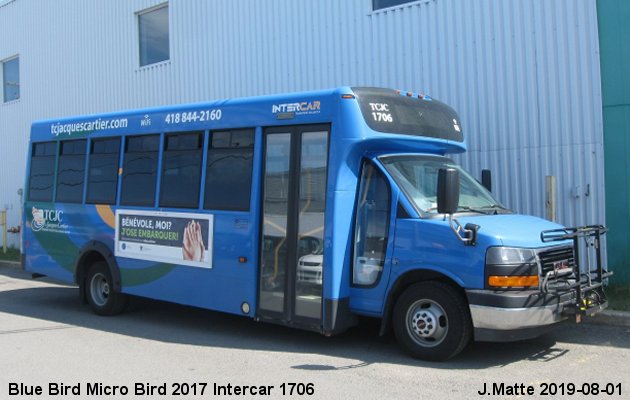 BUS/AUTOBUS: Blue Bird MicroBird 2017 Intercar