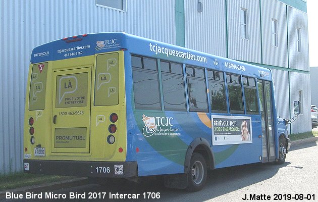 BUS/AUTOBUS: Blue Bird Microbird 2017 Intercar