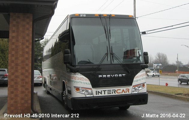 BUS/AUTOBUS: Prevost H3-45 2010 Intercar