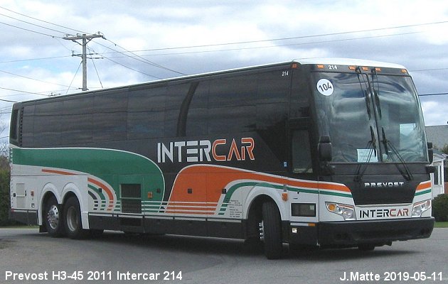 BUS/AUTOBUS: MCI J4500 2011 Intercar