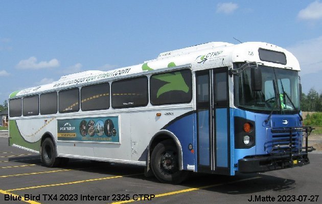 BUS/AUTOBUS: Blue Bird TX4 2023 Intercar