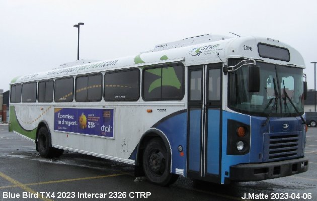 BUS/AUTOBUS: Blue Bird TX4 2023 Intercar