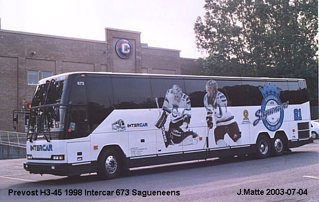 BUS/AUTOBUS: Prevost H3-45 1998 Intercar