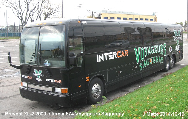 BUS/AUTOBUS: Prevost XL-2 2000 Intercar
