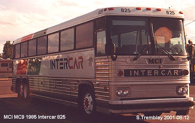 BUS/AUTOBUS: MCI MC 9 1985 Intercar