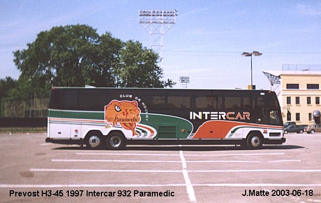 BUS/AUTOBUS: Prevost H3-45 1997 Intercar