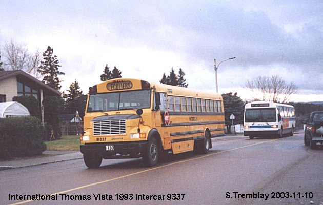 BUS/AUTOBUS: Thomas Vista 1993 Intercar