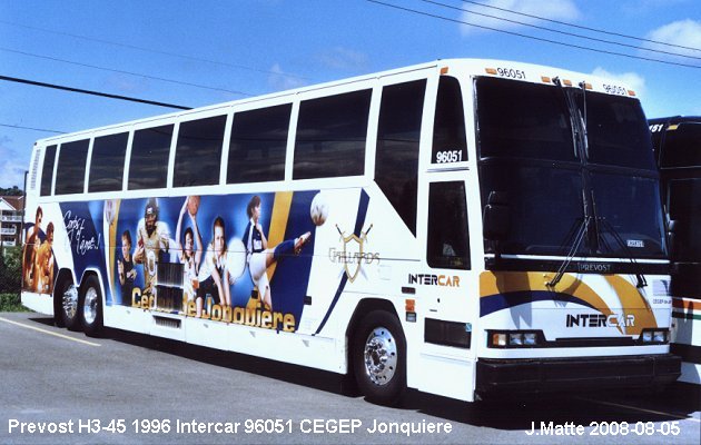 BUS/AUTOBUS: Prevost H3-45 1996 Intercar