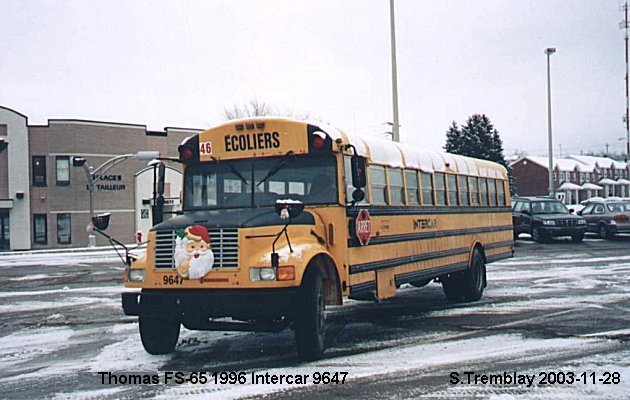 BUS/AUTOBUS: Thomas FS-65 1996 Intercar