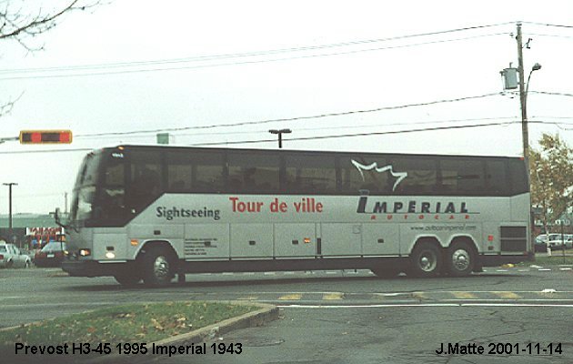 BUS/AUTOBUS: Prevost H3-45 1995 Jacquart