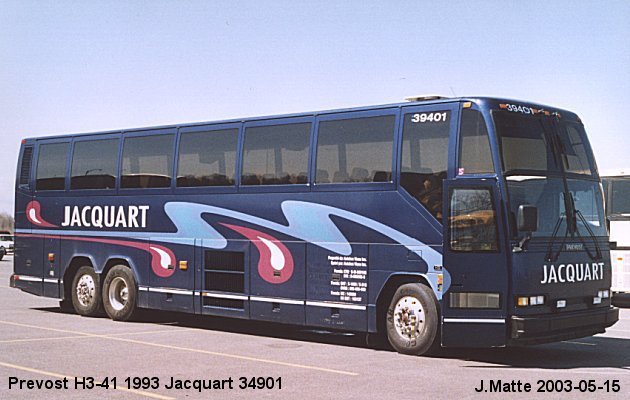 BUS/AUTOBUS: Prevost H3-41 1993 Jacquart