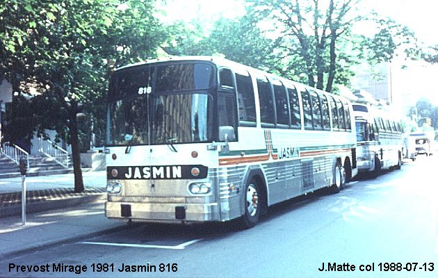 BUS/AUTOBUS: Prevost Le Mirage 1981 Jasmin
