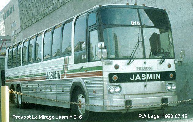 BUS/AUTOBUS: Prevost Mirage 1982 Jasmin