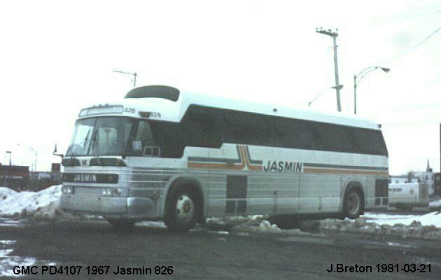 BUS/AUTOBUS: GMC PD 4107 1967 Jasmin