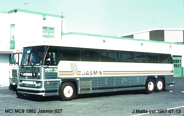 BUS/AUTOBUS: MCI MC 9 1982 Jasmin