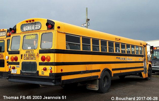 BUS/AUTOBUS: Thomas FS-65 2003 Jeannois