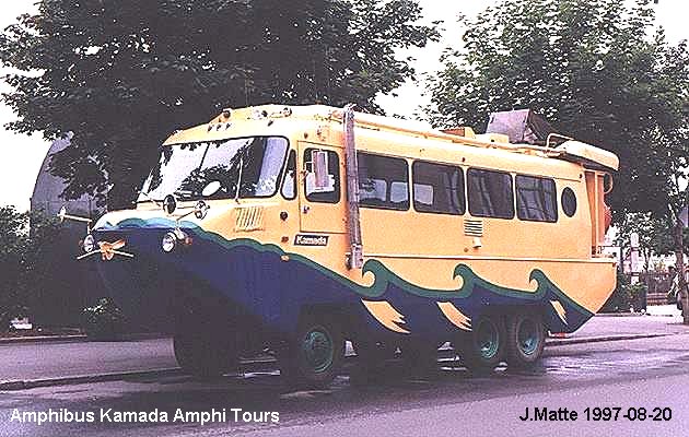 BUS/AUTOBUS: Amphibus Home Made 1992 Kamada Amphi tours