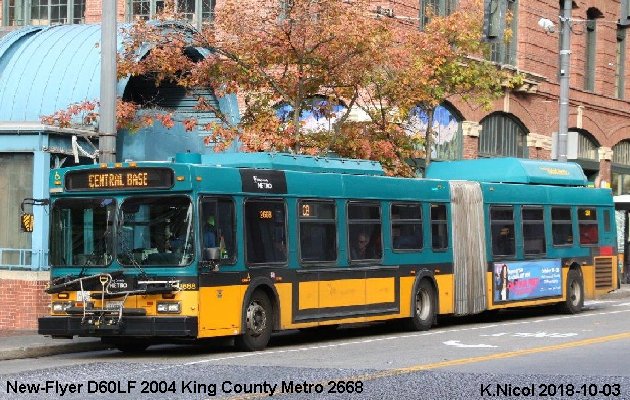 BUS/AUTOBUS: New Flyer D60LF 2004 King County