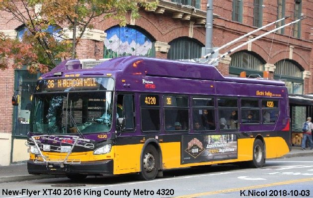 BUS/AUTOBUS: New Flyer TX40 2016 King County