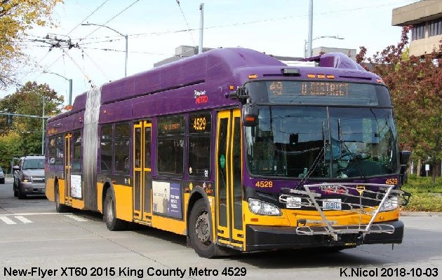 BUS/AUTOBUS: New Flyer TX60 2015 King County