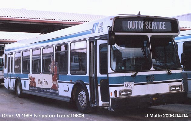 BUS/AUTOBUS: Orion VI 1998 Kingston Transit