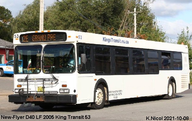 BUS/AUTOBUS: New Flyer D40LF 2005 Kings Transit