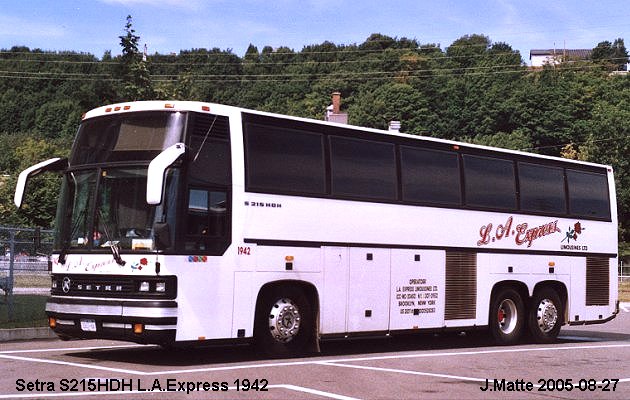 BUS/AUTOBUS: Setra S215HDH 2001 L.A. Express