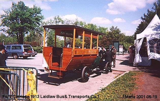 BUS/AUTOBUS: Ford Carriage 1913 Laidlaw