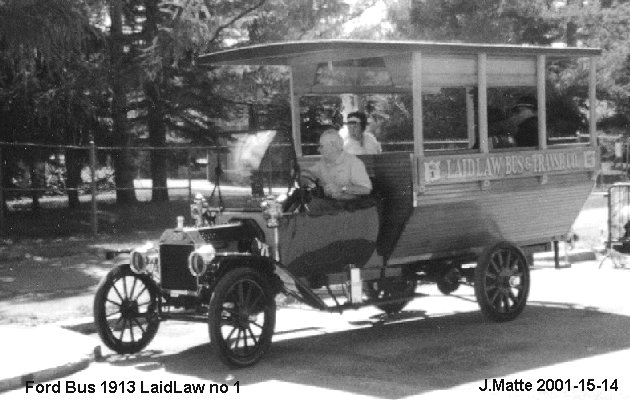 BUS/AUTOBUS: Ford Coach 1913 Laidlaw