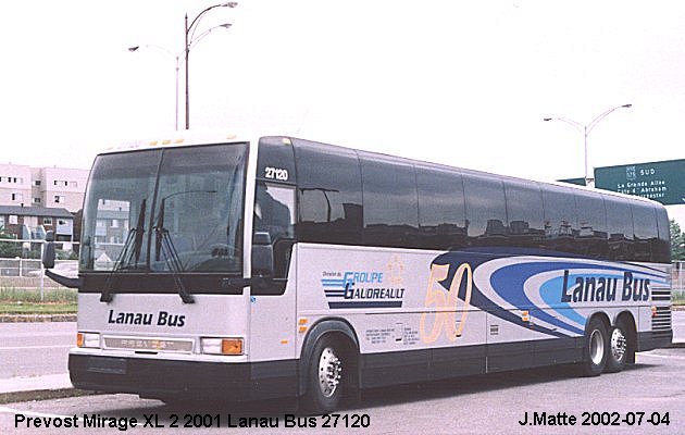 BUS/AUTOBUS: Prevost XL-2 2001 Lanaubus