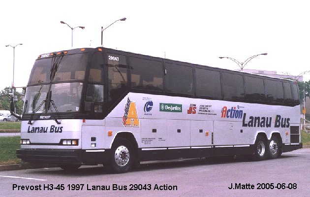 BUS/AUTOBUS: Prevost H3-45 1997 Lanaubus