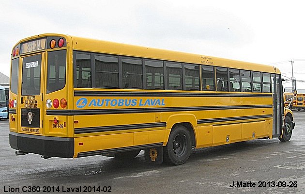 BUS/AUTOBUS: Lion C360 2014 Autobus Laval