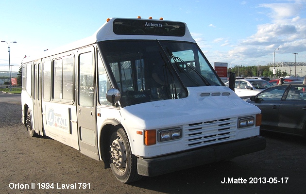 BUS/AUTOBUS: Orion II 1994 Autobus Laval