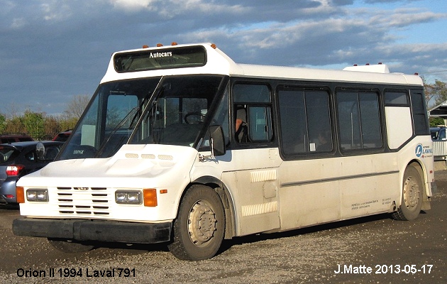 BUS/AUTOBUS: Orion II 1994 Autobus Laval